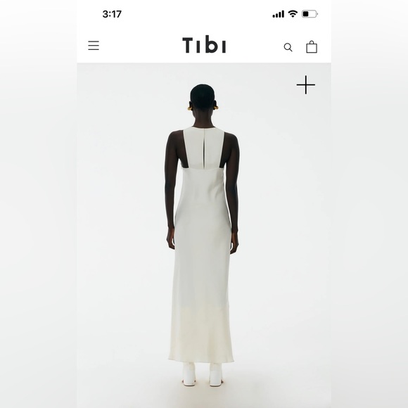 Tibi 4-ply Silk Bias Dress - Picture 2 of 6